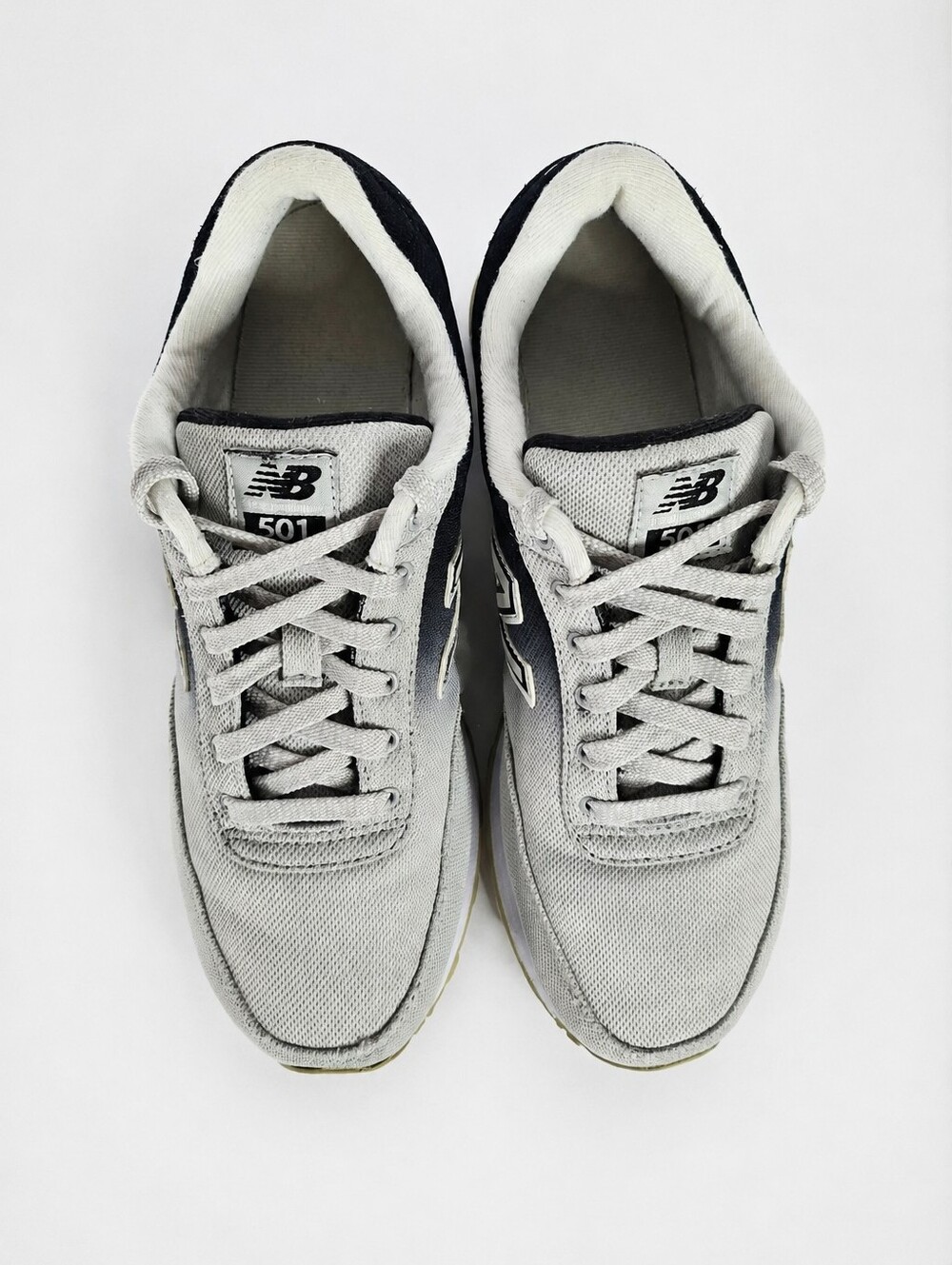 New Balance 501 Gray Black Low Top Sneakers Womens 9 Casual Running Athletic - Picture 3 of 14